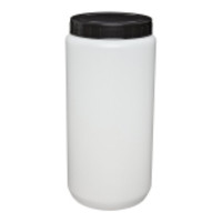 Kartell® Wide-Mouth Round Lab Sample Jars, HDPE