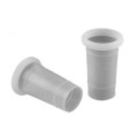 Kontes® PTFE Ribbed Glass Joint Sleeves with Gripping Ring