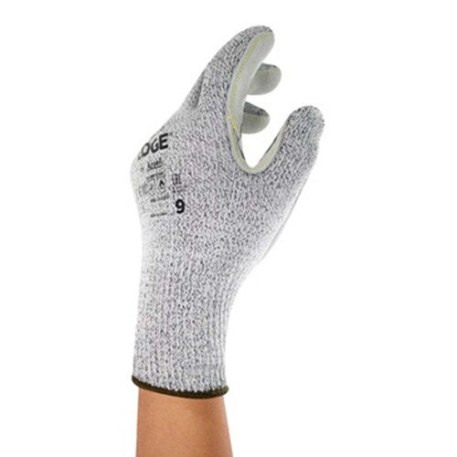 Ansell® 48703110 Edge® 48703 HeavyDuty Knit Work Gloves with Lea