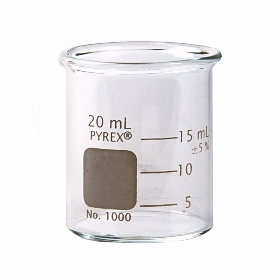 x 20 engraved beakers