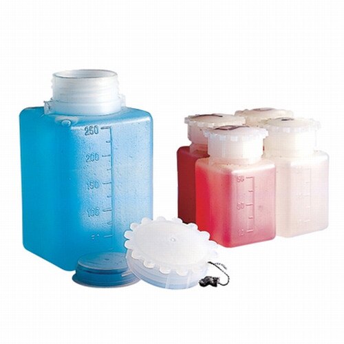 Kartell® 2262950100 100mL Rectangular Graduated Sample Bottle with