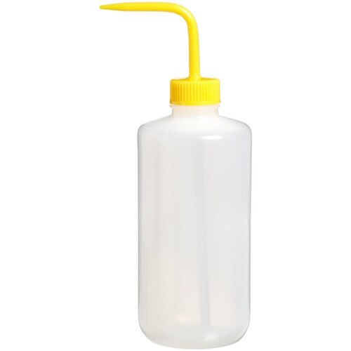 Nalgene® 24222500 ColorCoded Wash Bottle, LDPE, Yellow, 500mL, Thermo Sci