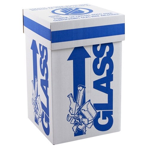 Dynalon® 797035 Laboratory Glass Disposal Box with 2Mil Polyethylene Liner