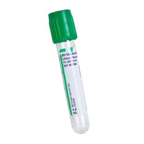 BD Medical 367886 Vacutainer® Plus Plastic Heparin Blood Collection