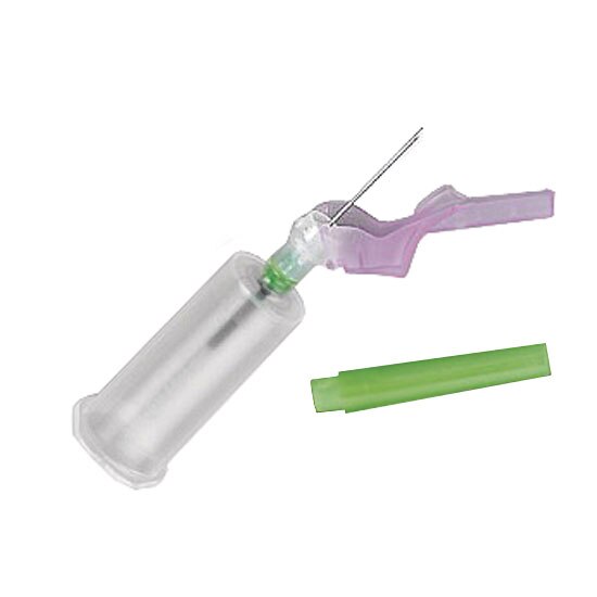 BD Medical 368650 Vacutainer® Eclipse™ Blood Collection Needle with Green  Shield and Pre-Attached Tube Holder, 1.25-Inch x 21-Gauge Needle,