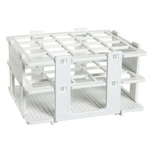 BelArt 187480020 NoWire™ Half Size Test Tube Rack for 20mm Tubes, White P