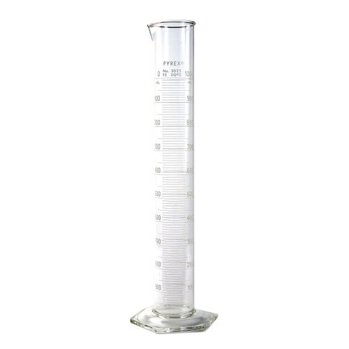 Pyrex Graduated Borosilicate Glass Cylinder cat# 3044 100ml.