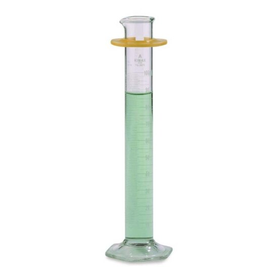 Case of 4 25-500mL Graduation Interval Kimax 20026-500 Glass Certified Class A Graduated Cylinder Kimble Chase C6743-500 500mL Capacity 