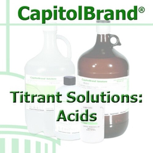 CapitolBrand® 66011L Perchloric Acid Titrant Solution, 0.001 Normal in