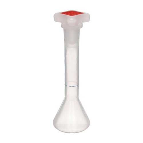 CapitolBrand® V672941 Plastic Volumetric Flask with Tapered Stopper