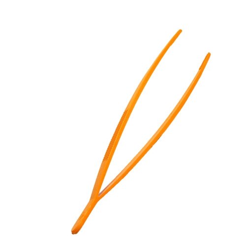 CapitolBrand® V68399 Plastic Tweezer Forceps with Rounded Ends, Length 250