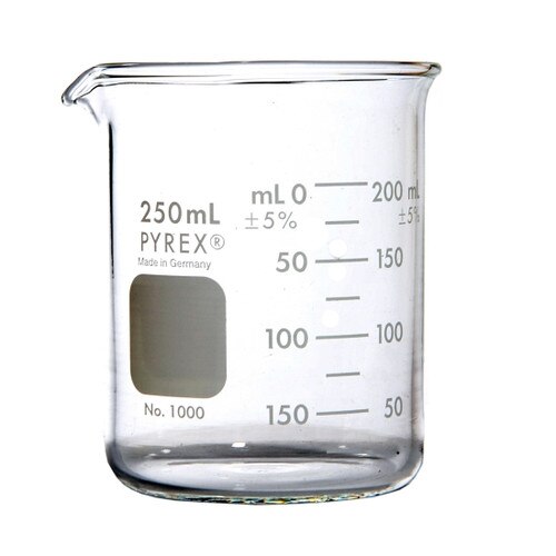 Heat Resistant 250 Ml 500 Ml 1000 Ml High Borosilicate Pyrex 3