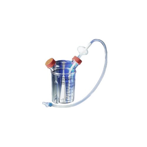 Corning® 3546 Sterile 1000mL Closed System Disposable Spinner Flask with Pa