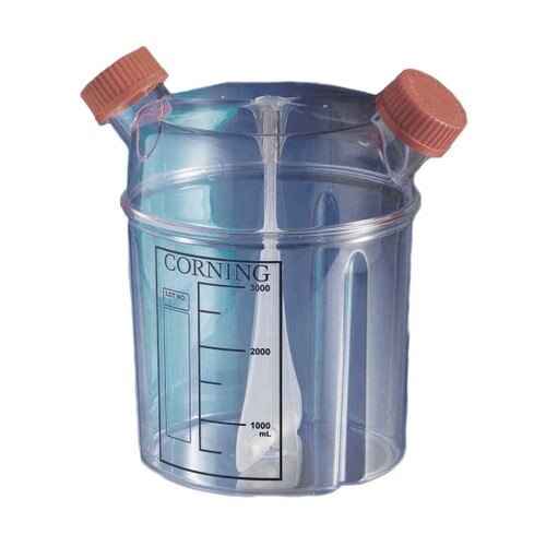 Corning® 3580 Sterile 1000mL Disposable Spinner Flask with Paddle & Shaft a