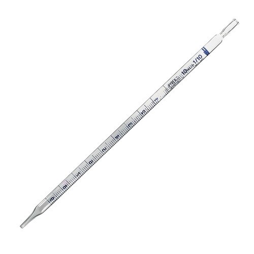 Corning® 70772N PYREX® 2 x 0.01mL Sterile Glass Serological Pipets, Plugge