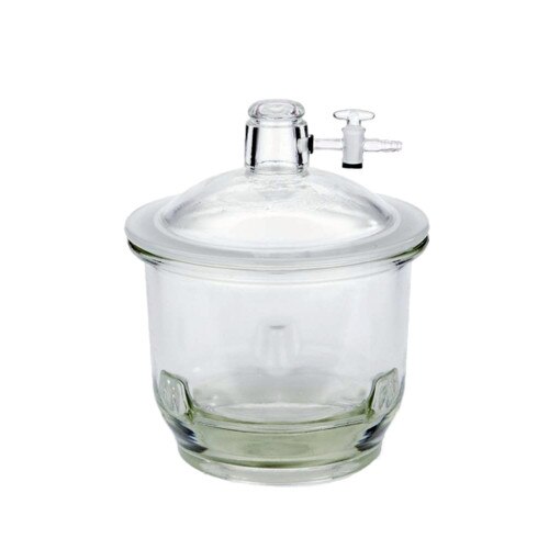 Kimble® 21200160 KIMAX® 160mm Glass Vacuum Desiccator with Cover and Detac
