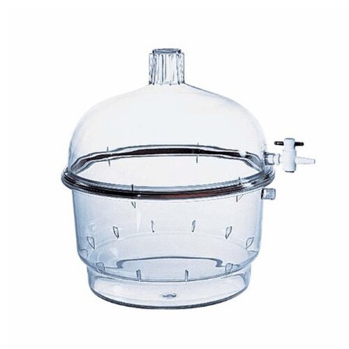 Nalgene® 53110250 Transparent 250mm Vacuum Desiccator with Removable Stopc