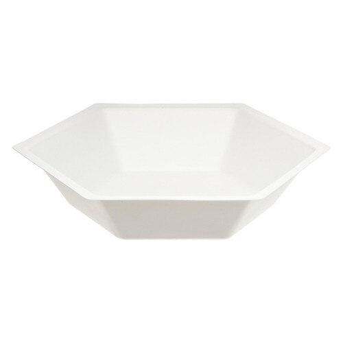 DynAMed 80057 Hexagonal Plastic Weighing Dish, Polystyrene, XLarge