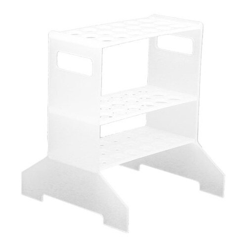 Dynalon® 1032150000 18Place Tall Hydrometer Storage Rack, Polypropylene