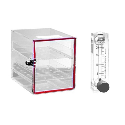 Dynalon® 1431440001 Large Nitrogen Purge AirTight Desiccator