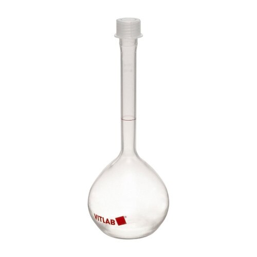 Dynalon® 3415851000 Plastic Volumetric Flask with Screw Cap