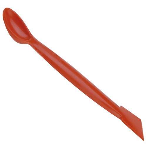 Kartell® 3919250003 Double Ended Lab Spatula & Sampling Spoon, Red Polyami