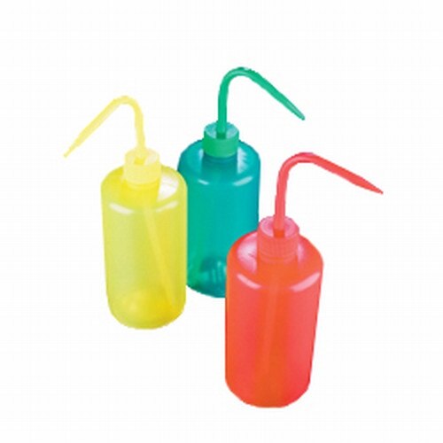 Azlon® 5067850500 500mL ColorCoded Economy Wash Bottle, Yellow, LDPE