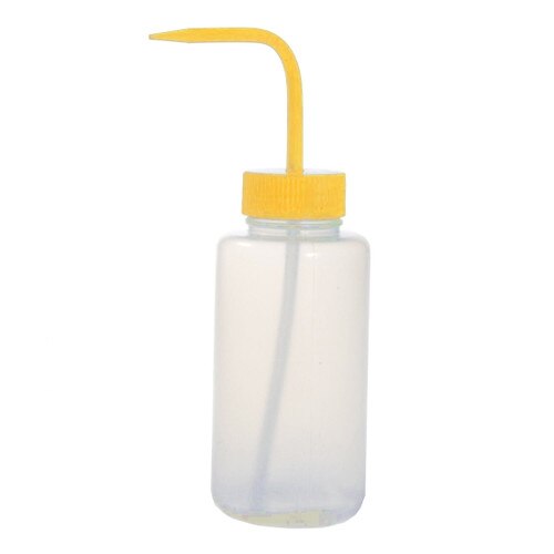 Azlon® 5069350003 500mL Wide Neck Wash Bottle with Yellow Leak Proof