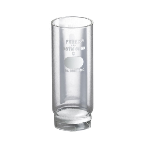 Pyrex 33970 Corning® 33950-SC PYREX® 25 x 85mm Small Fritted Soxhlet Extraction Thimble