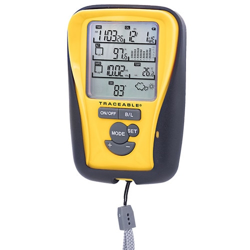 Traceable® EW6800048 Hand Held Barometer, 8.85 to 32.45in Hg; Barometric