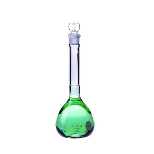 Kimble® 2801725 KIMAX® 25mL Class A Volumetric Flask with [ST] Glass Penny