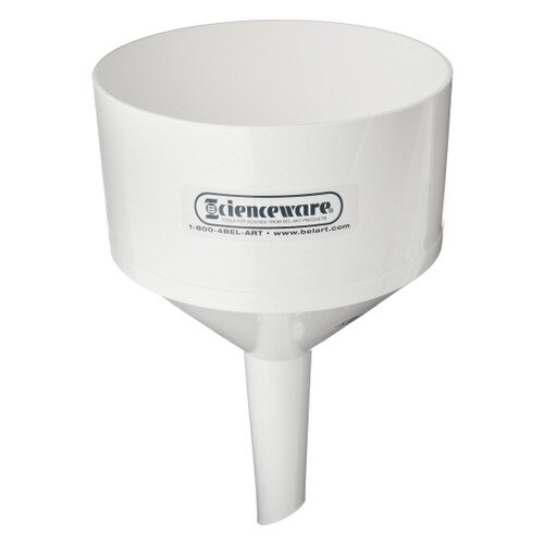 BelArt 146110000 Plastic OnePiece Buchner Funnel with Coarse Porosity Fil