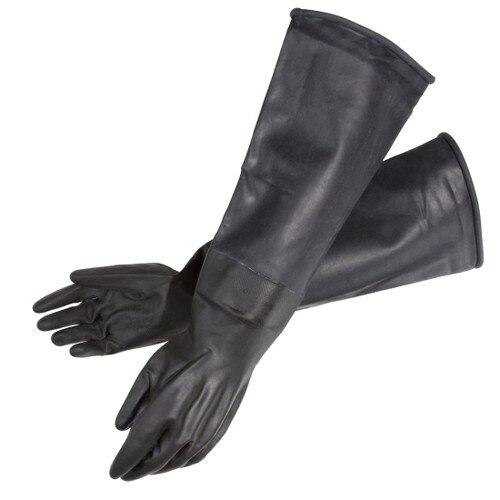 BelArt 500250408 Neoprene Shoulder Length Glove Box Gloves, Small