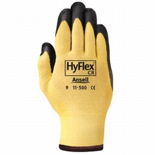 Ansell® 205578 HyFlex® 11500 Kevlar® Knit Gloves, Nitrile F