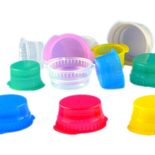 Globe Scientific 113141C Blood Collection Tube Snap Cap for 16mm Tubes, Dou