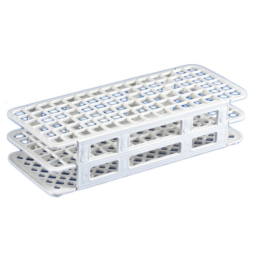 Globe Scientific 456403 Snap-N-Rack Test Tube Rack for 12 to 13mm Tubes, 90