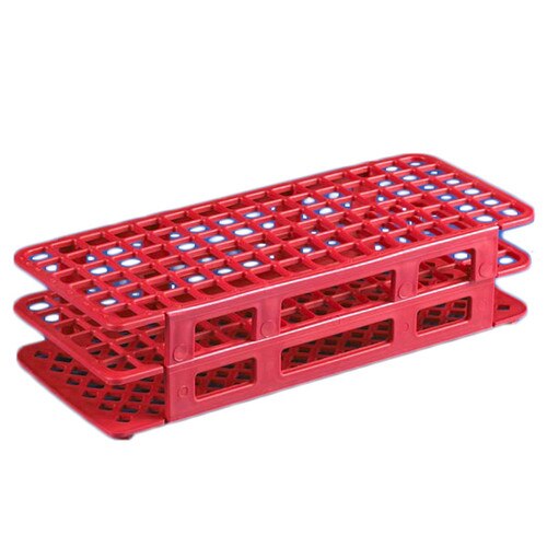 Globe Scientific 456410 SnapNRack Test Tube Rack for 12 to 13mm Tubes, 90