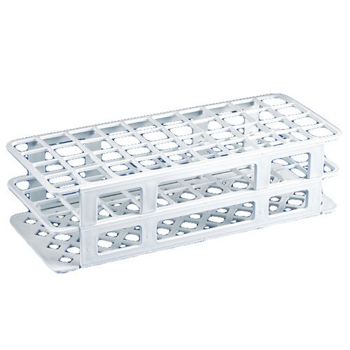 Globe Scientific 456703 SnapNRack Test Tube Rack for 25mm Tubes, 40Place