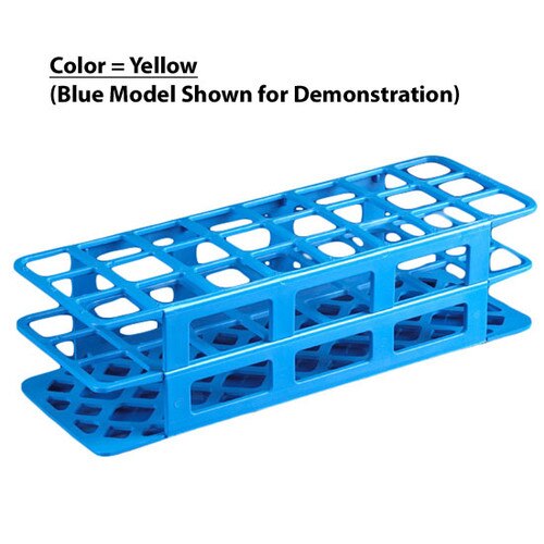 Globe Scientific 456806 SnapNRack Test Tube Rack for 30mm Tubes, 24Place