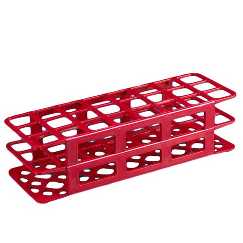 Globe Scientific 456810 SnapNRack Test Tube Rack for 30mm Tubes, 24Place