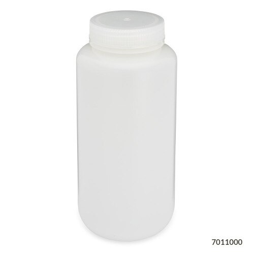 Diamond Essentials Bottle, Wide Mouth, Round, HDPE with PP Closure, 30mL, Bulk Packed with Bottles and Caps Bagged Separately, 1000/Case main image 1