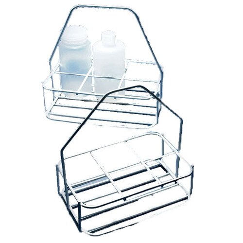 Globe Scientific BGS040 Azlon Lab Bottle Carrier for 60mm Diameter Bottles,