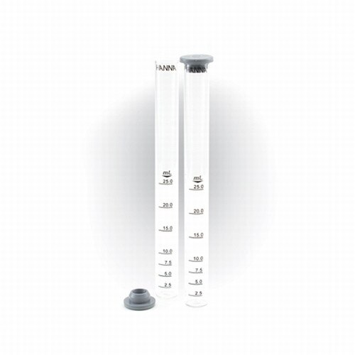 HANNA HI740220 Cylinder with Cap, Material Glass, Capacity 25mL, 2