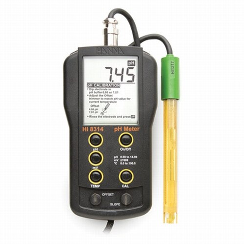HANNA HI83141 Portable Analog pH/ORP/Temperature Meter, pH R