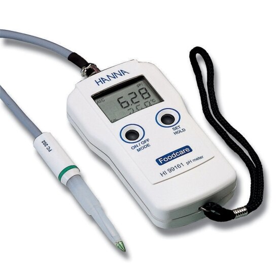 HANNA HI99161 Portable Waterproof HACCP pH/Temperature Meter