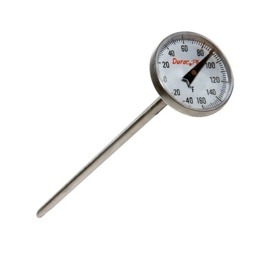 HB Instrument 9/1550 DURAC® BiMetallic 44mm Dial Thermometer with