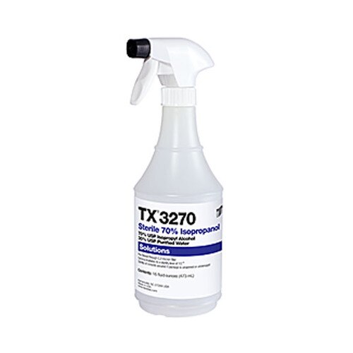 TX3270 Sterile 70% Isopropyl Alcohol 16oz Trigger Spray Bottle