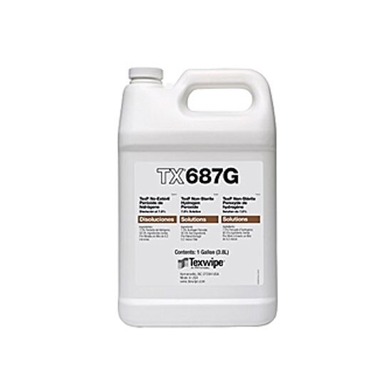 TexWipe® TX687G TexP Hydrogen Peroxide 7.5% Cleaning Soluti