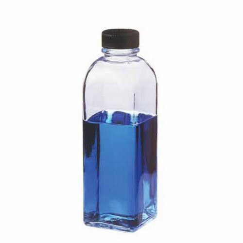 Kimble® 14250200 KIMAX® 200mL Square Glass Milk Dilution Bottle with Screw