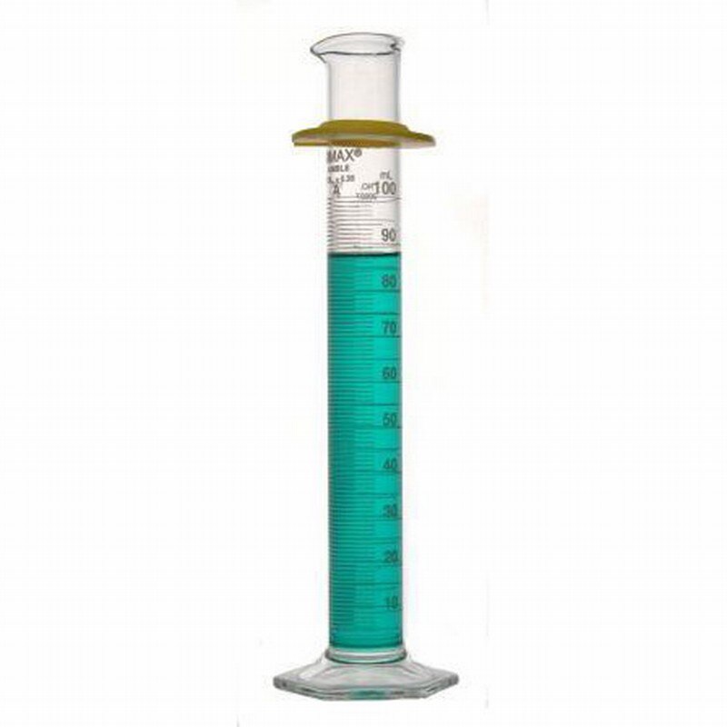 Case of 4 25-500mL Graduation Interval Kimax 20026-500 Glass Certified Class A Graduated Cylinder Kimble Chase C6743-500 500mL Capacity 
